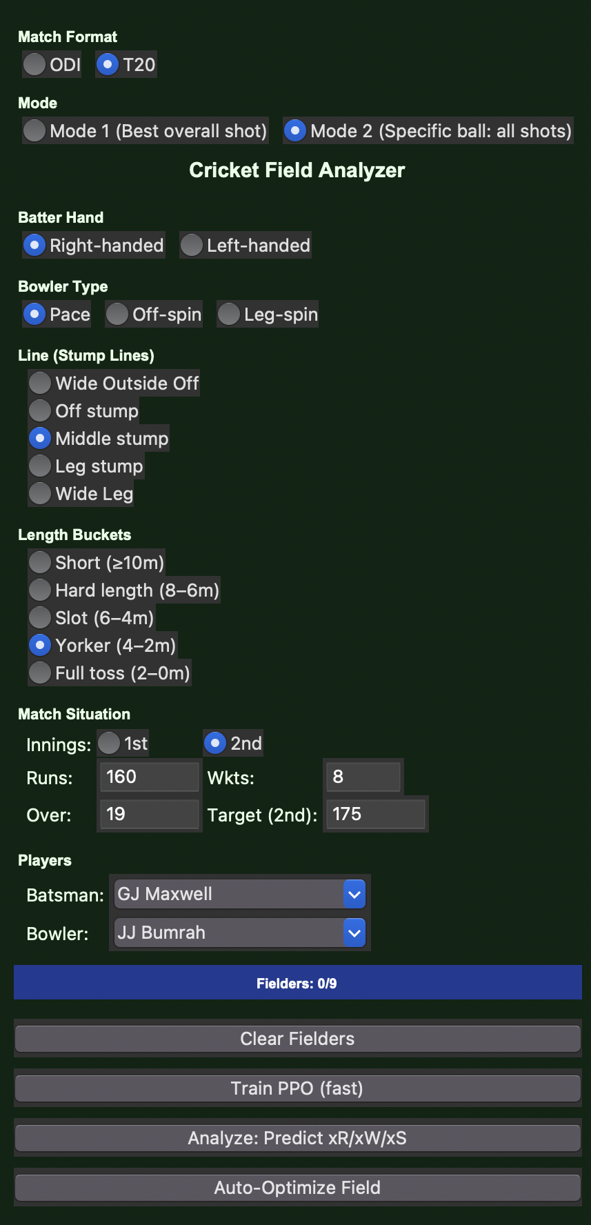 Input Configuration